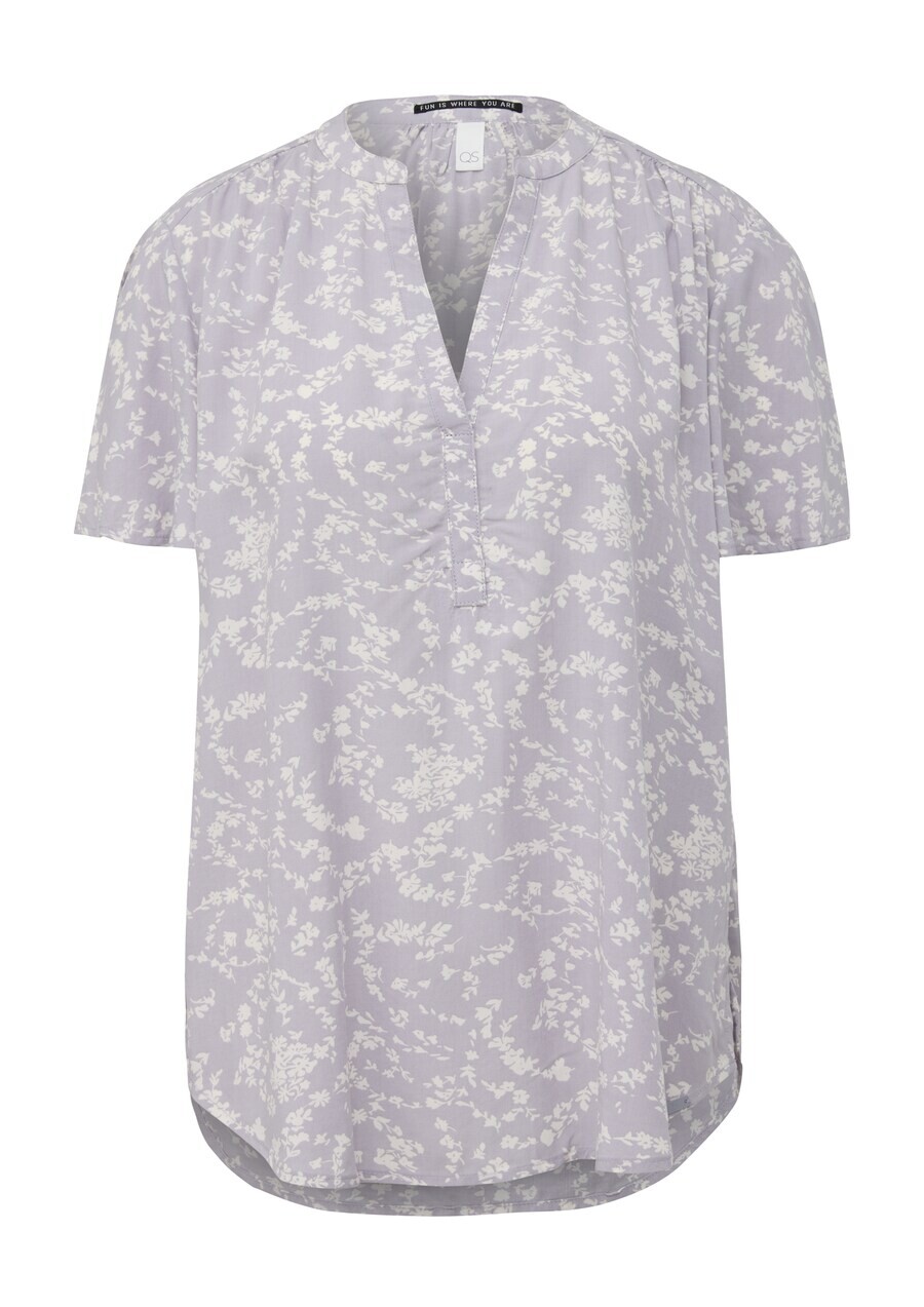 

Блузка с коротким рукавом QS Blouse, серый