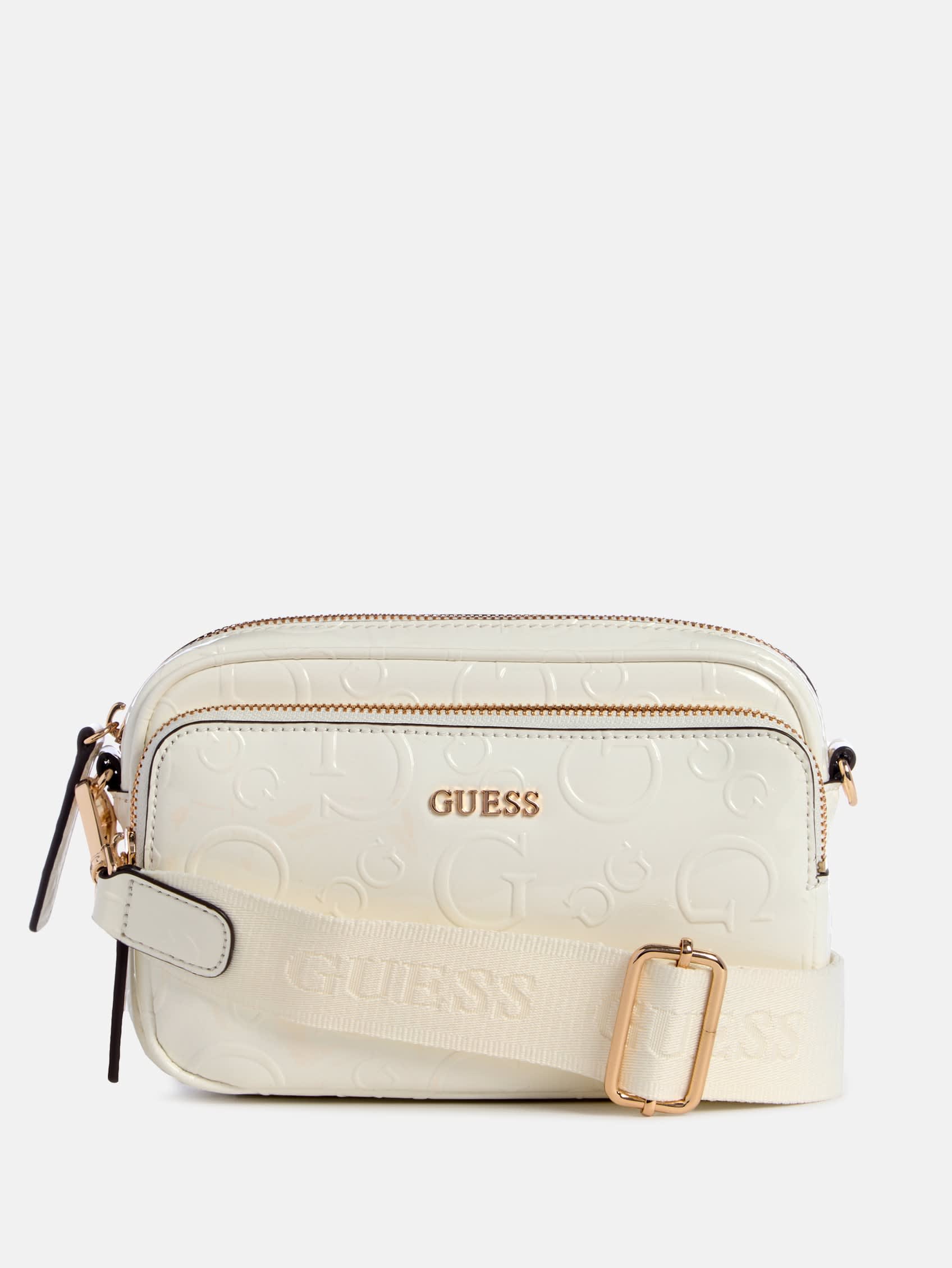 

Мини-сумка с тисненым логотипом Muir Guess Factory, белый
