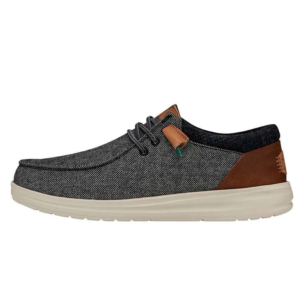 Лоферы Hey Dude Wally Grip Wool boat shoes, серый — фото 3