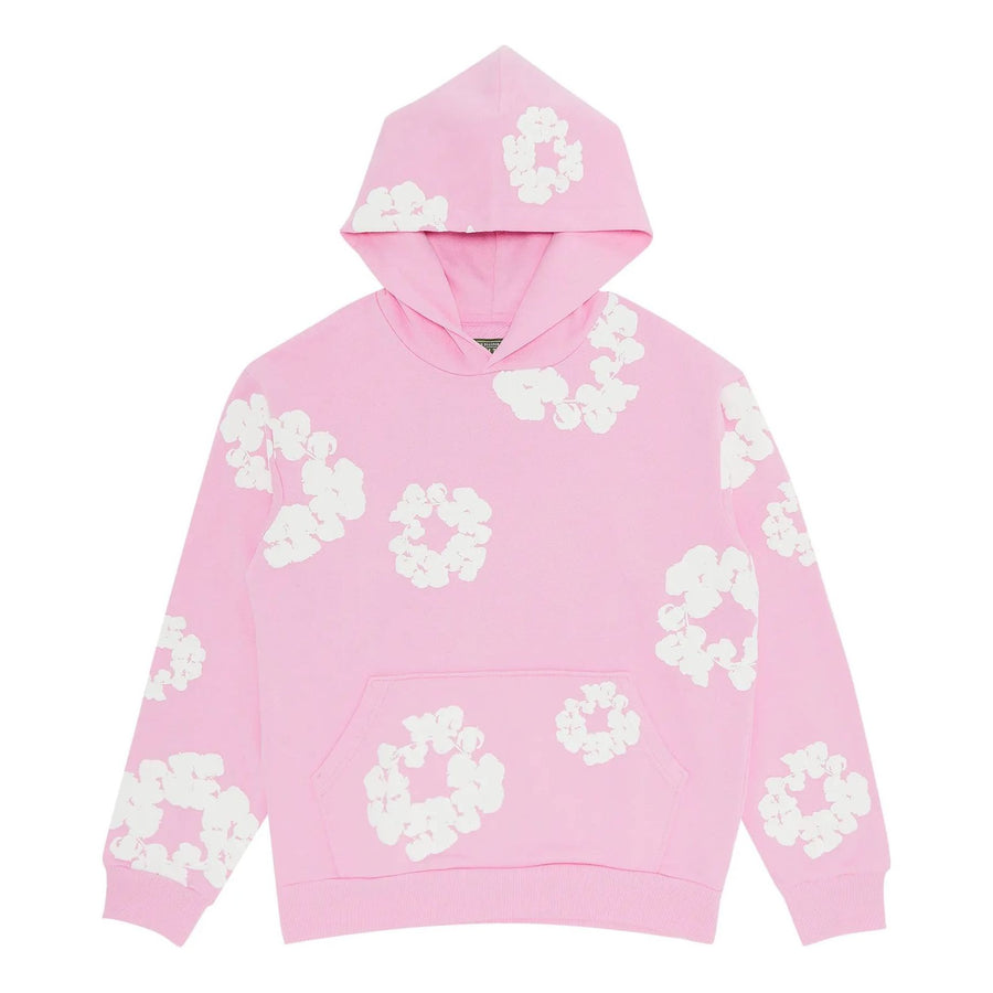

Худи Denim Tears Cotton Wreath Hoodie 'Pink White', розовый