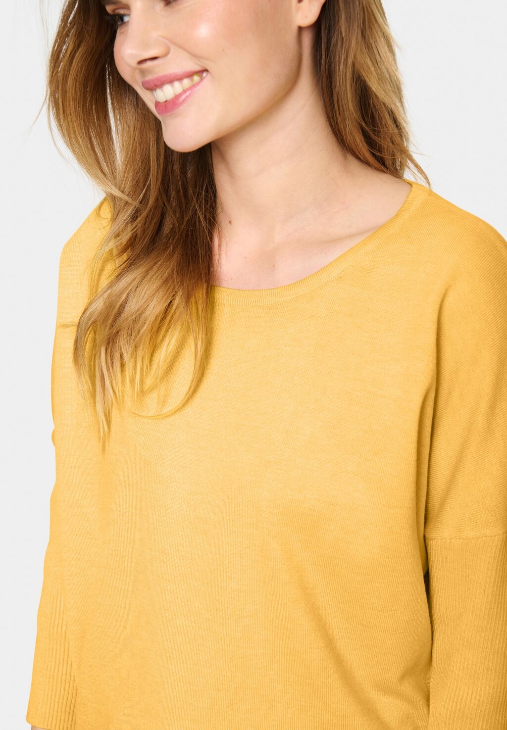 

Вязаный свитер Milasz R-Neck Pullover Saint Tropez, желтый