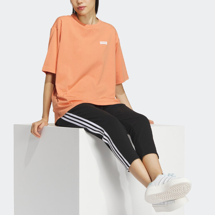 Футболка ORIGINALS ADVENTURE женская Tekhaki коричневая Adidas Originals — фото 4