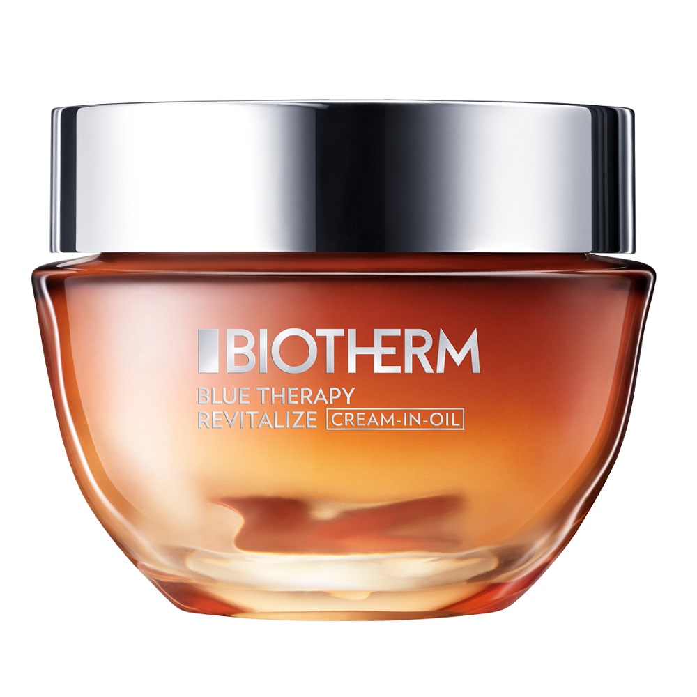 

Питательный и восстанавливающий дневной крем для лица с маслом blue therapy revitalize amber cream-in-oil Biotherm, 50 мл