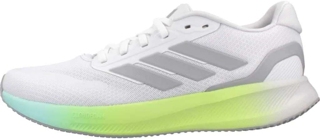 Кроссовки Adidas Runfalcon 5 для бега, размер EU 40, Ftwr White Halo Silver Core Black — фото 2
