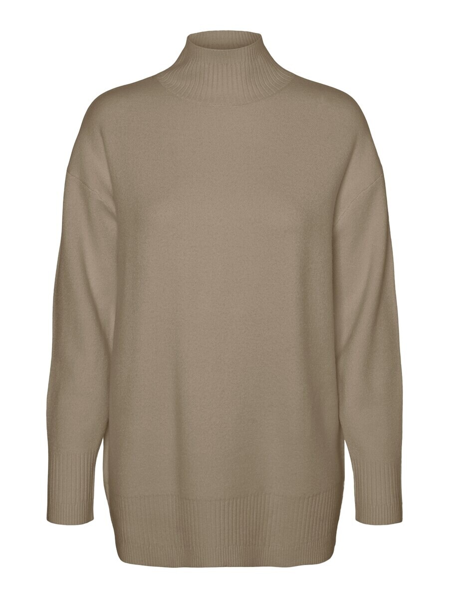 

Тонкий вязаный свитер VERO MODA Sweater VMGold, светло-коричневый
