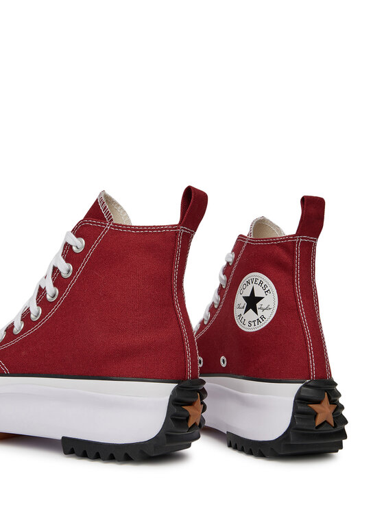 Тканевые кроссовки Run Star Hike Platform A12598C Converse, красный — фото 4