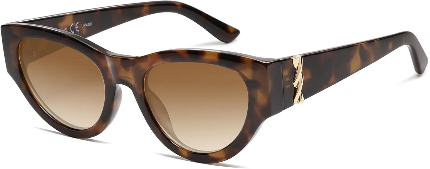 

Солнцезащитные очки SOJOS «Кошачий глаз» для женщин и мужчин, ретро-стиль 90-х, модные дизайнерские солнцезащитные очки «Кошачий глаз» SJ2332, Tortoise/Brown