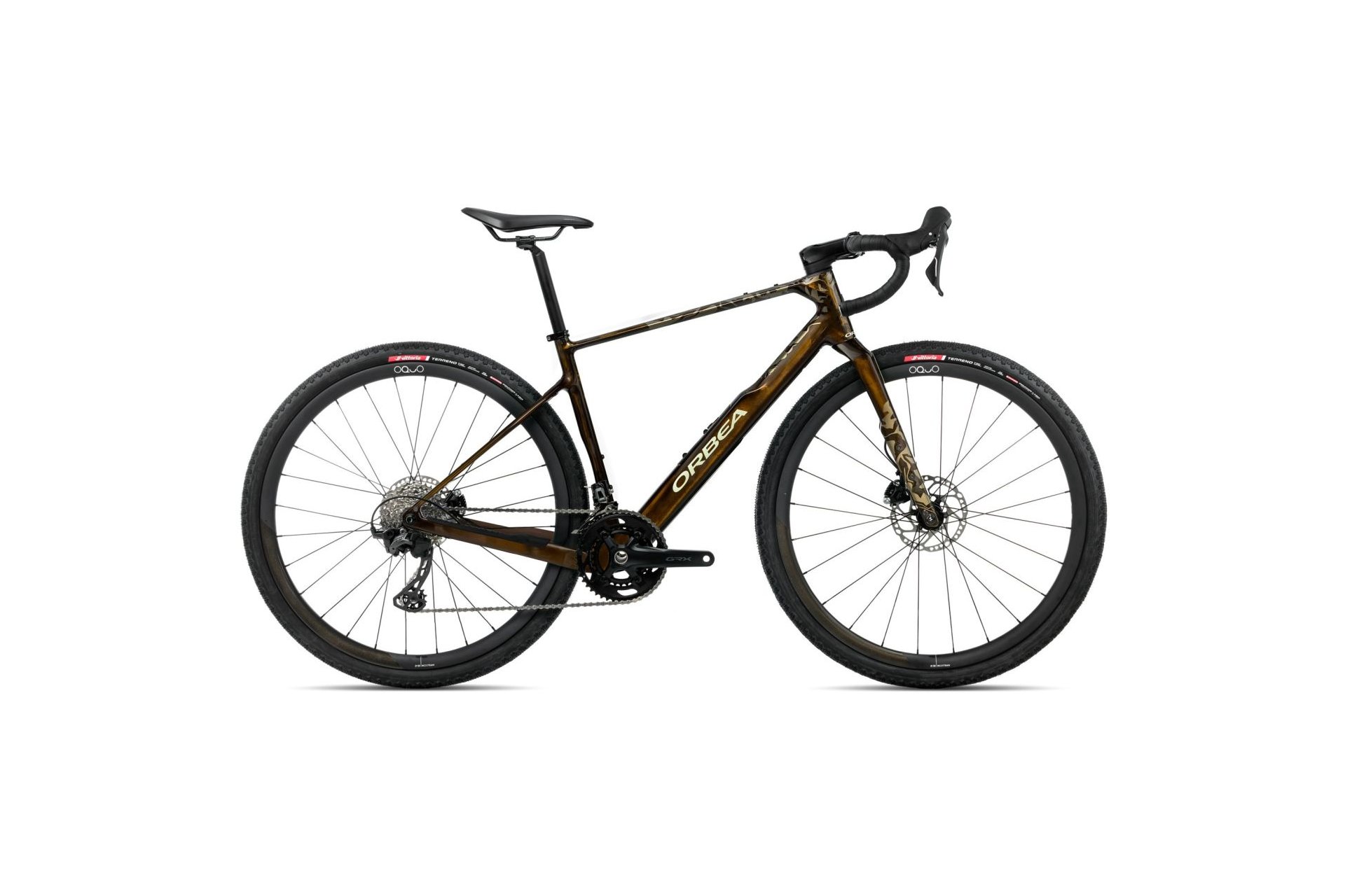 

Гравийный велосипед Orbea Terra m35 team - 28 дюймов - diamant - 2026, beige | caramel carbon view (gloss)
