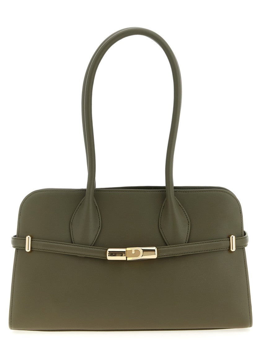 

Сумка через плечо Goccia Dome M Furla, серый