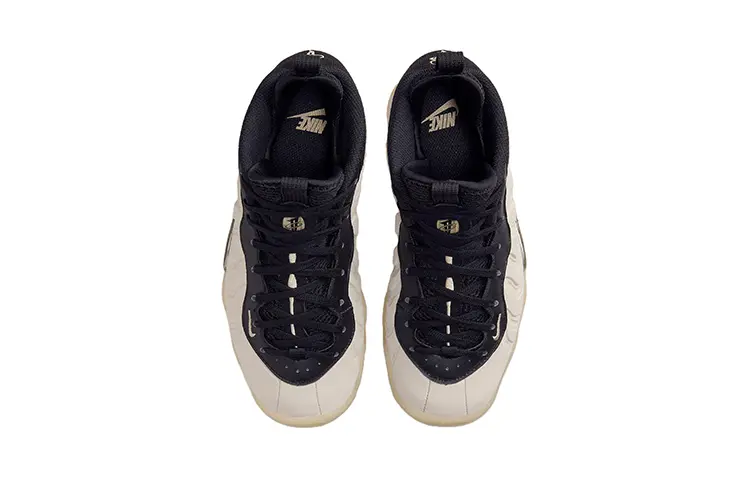 Женские баскетбольные кроссовки Nike Vintage, Beige/Black — фото 3