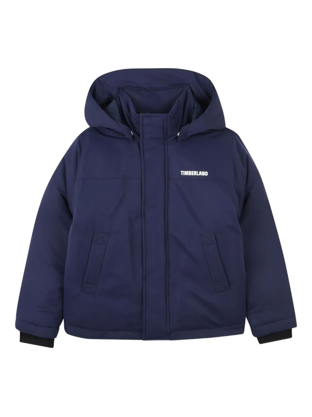 

Утепленный пуховик с капюшоном Timberland Kids, синий