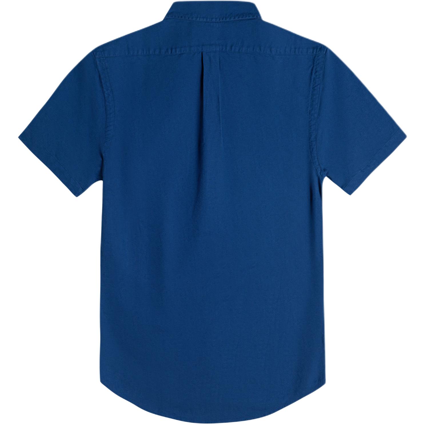 Polo Ralph Lauren Мужская рубашка морского синего цвета Marine Blue — фото 3