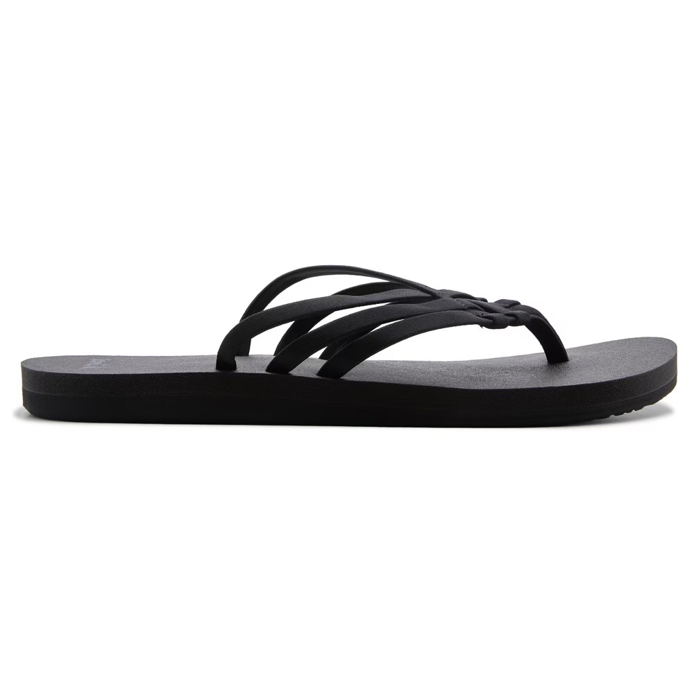 Женские сандалии Yoga Sandy II Flip Flop от Sanuk, black — фото 2