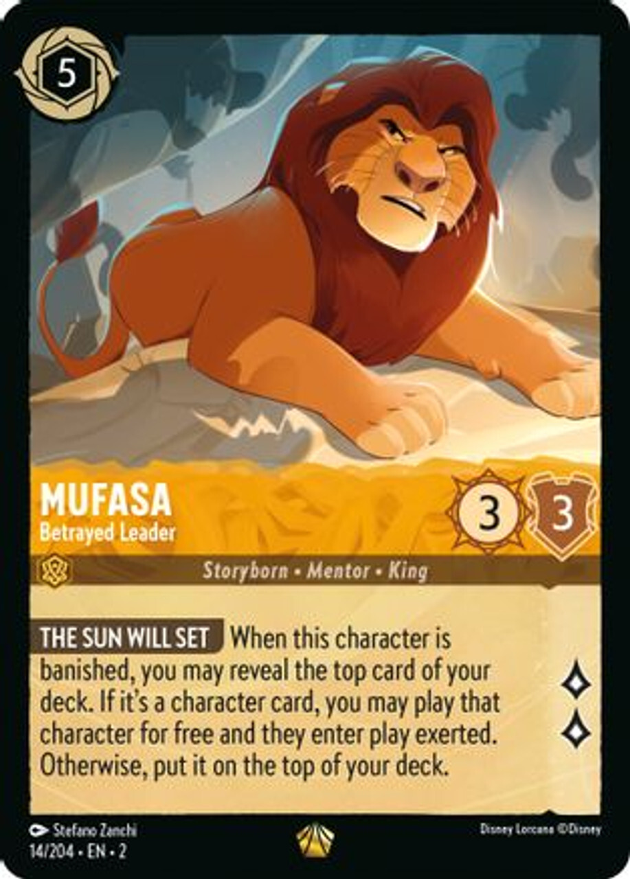 

Карточная игра Mufasa - Betrayed Leader (14/204) - Rise of the Floodborn