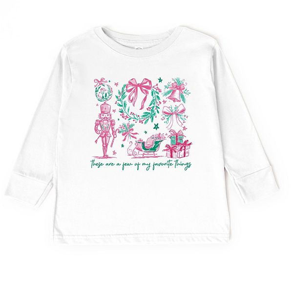 

Футболка с длинным рукавом These are a few of my favorite things coquette The Juniper Shop, White