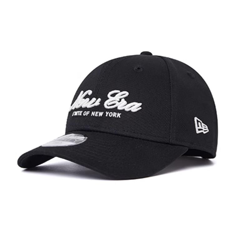 

New Era Детская бейсболка из полиэстера и хлопка черная, Black