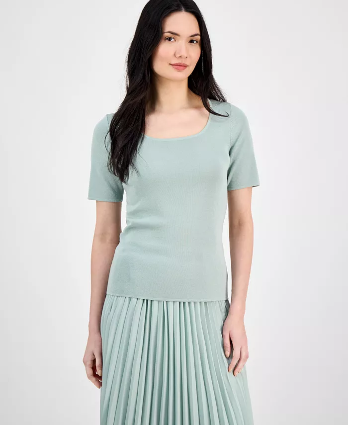 

Женский короткий свитер Anne Klein, зеленый