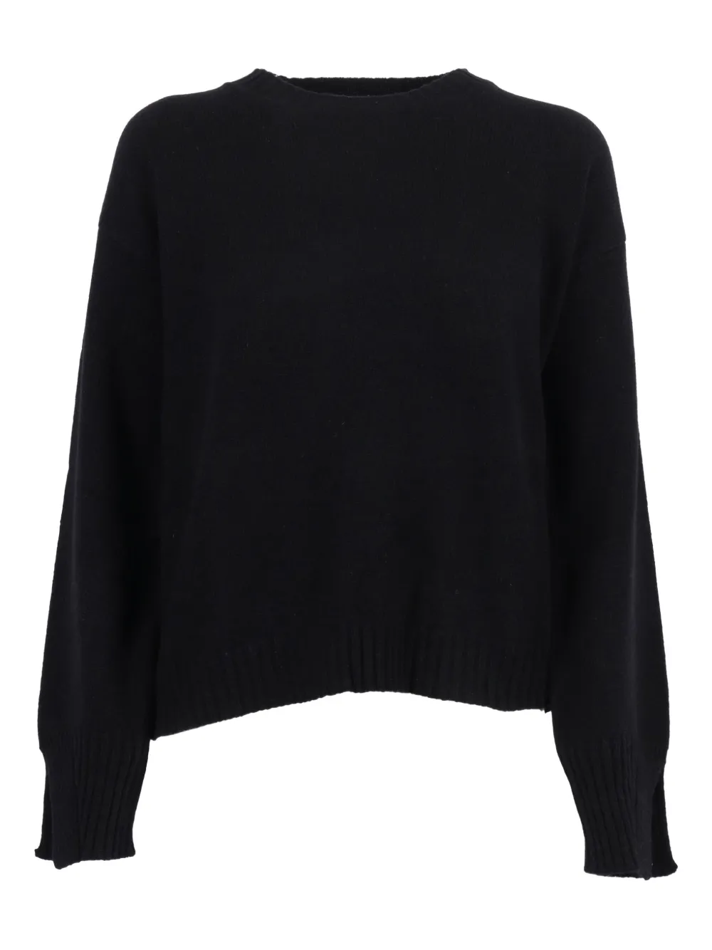 

Свитер с ребристыми манжетами Kangra, черный