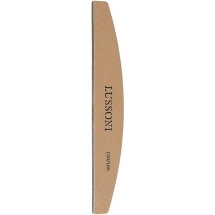 

T4B Lussoni Premium Полукруглые пилочки для ногтей, зернистость 100/180, для натуральных и закаленных ногтей — упаковка из 10 шт., Tb Tools For Beauty