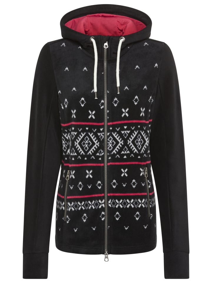 

Флисовая куртка черного и розового цвета Kangaroos