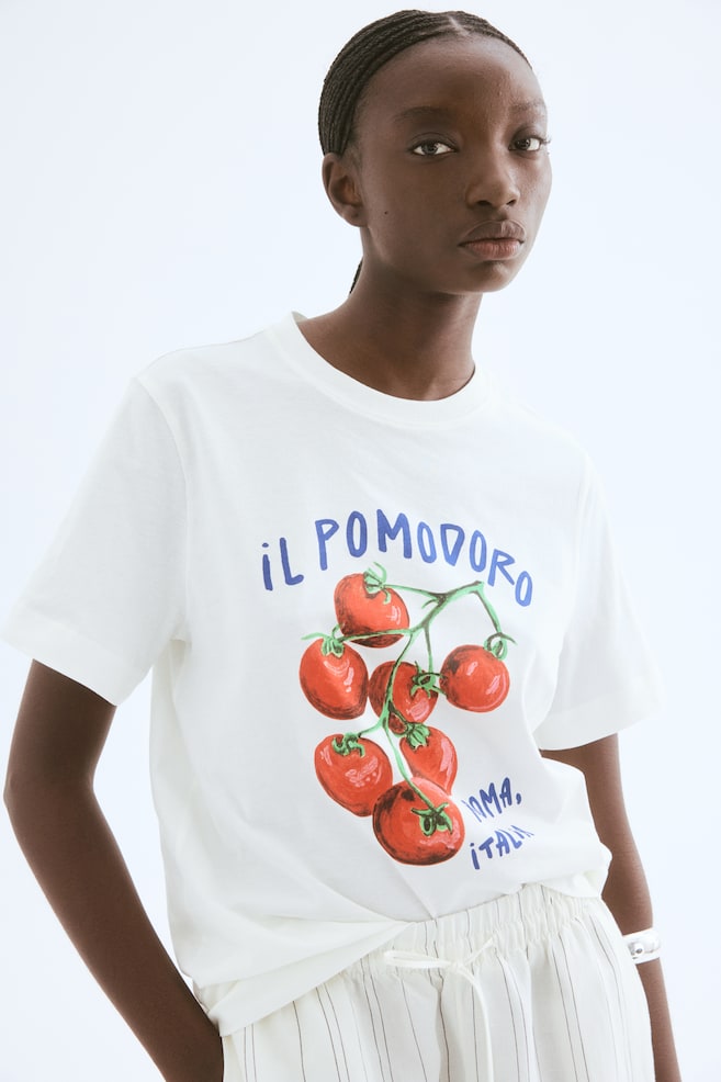

Футболка с принтом H&M, мультиколор