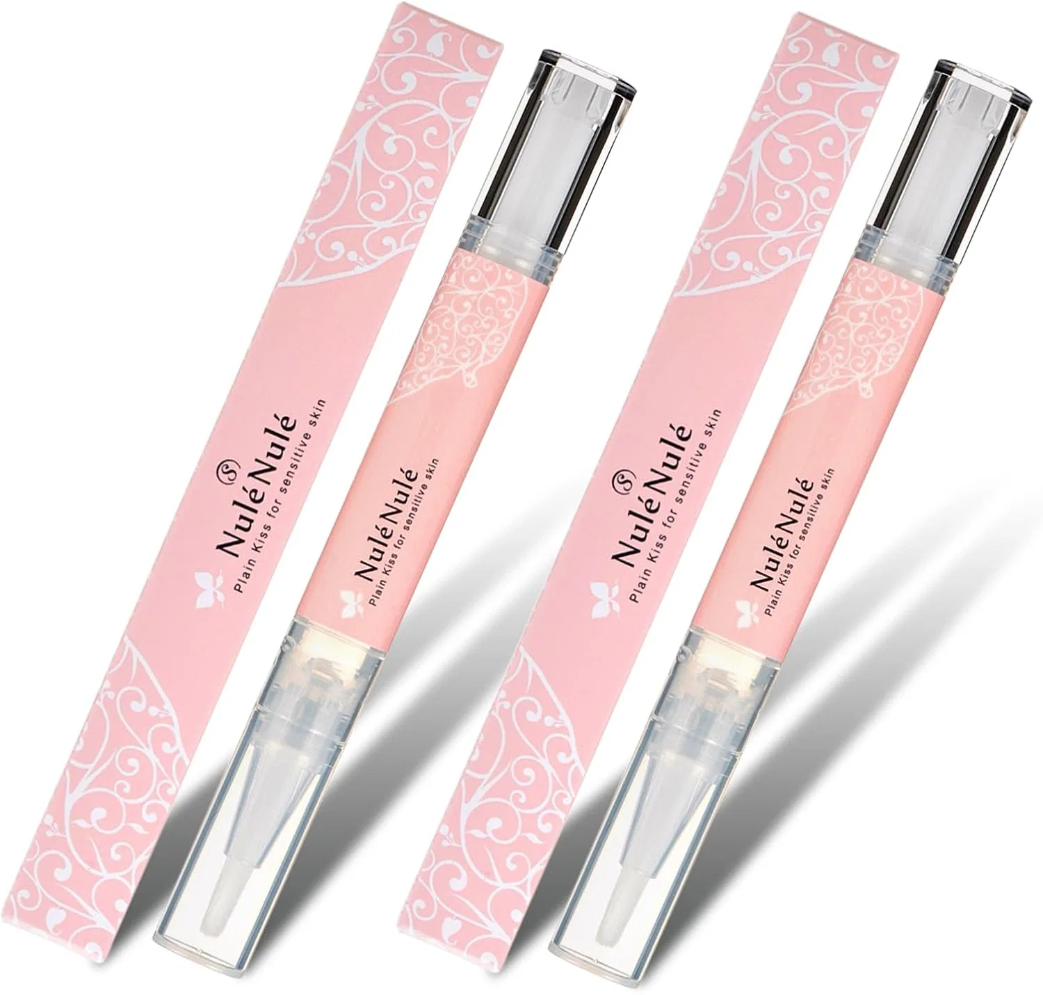 Набор блесков для губ Nurenure Plain Kiss Love Cosmetics 1.8 мл x2 прозрачный