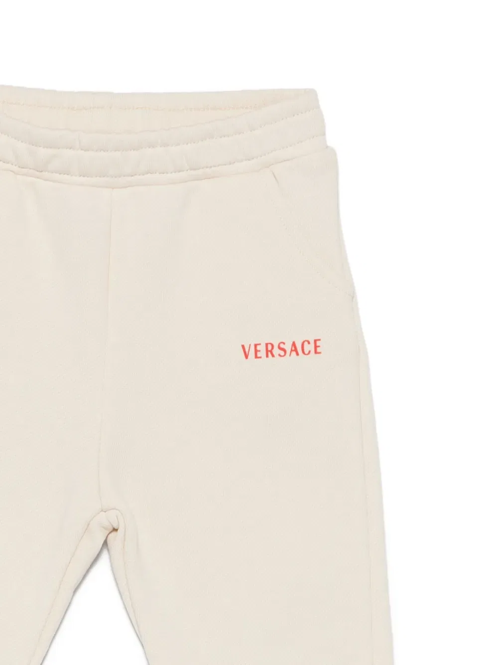 Спортивные брюки с логотипом Versace Kids, нейтральный — фото 3