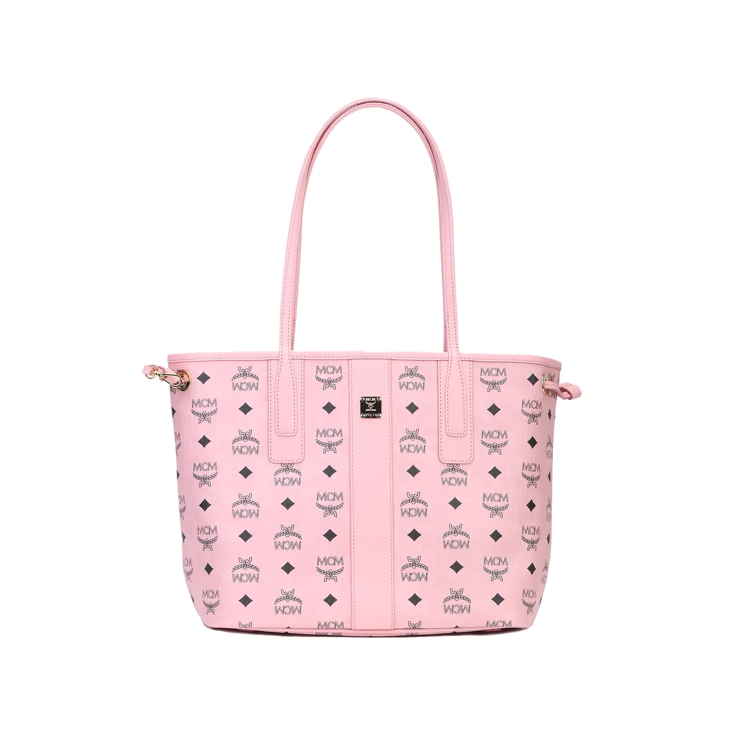 

MCM Сумка тоут из искусственной кожи малая женская персиково-розовая