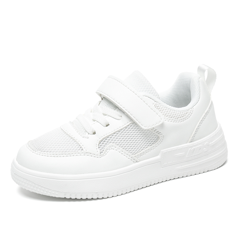 

Izumi Chiryū Нескользящие, износостойкие, дышащие, легкие, амортизирующие детские кроссовки белого цвета