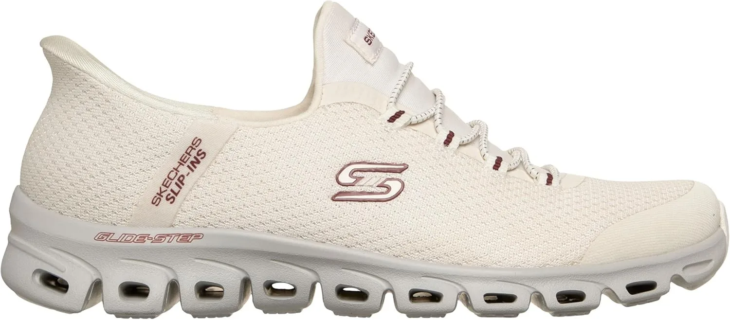 Мужские кроссовки Skechers Glide-Step Pro без шнурков, белый/зеленый — фото 4