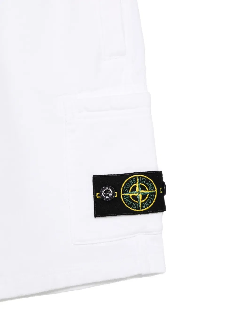 Белые шорты Stone Island Junior — фото 3