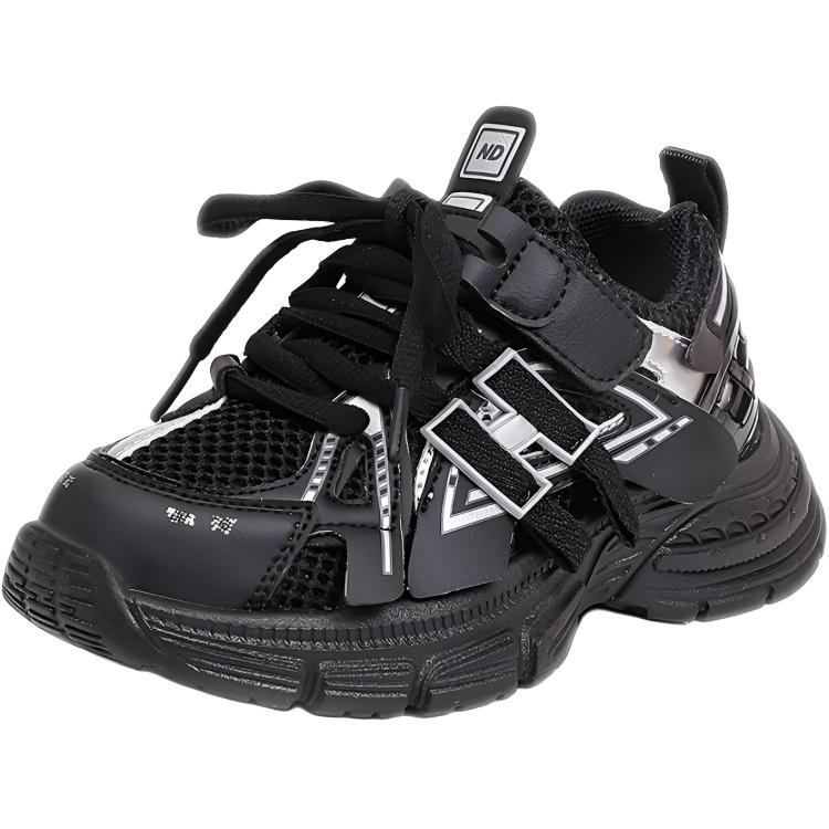 

Дышащие, нескользящие и износостойкие низкие кроссовки для бега для детей TONYBEAR, черный