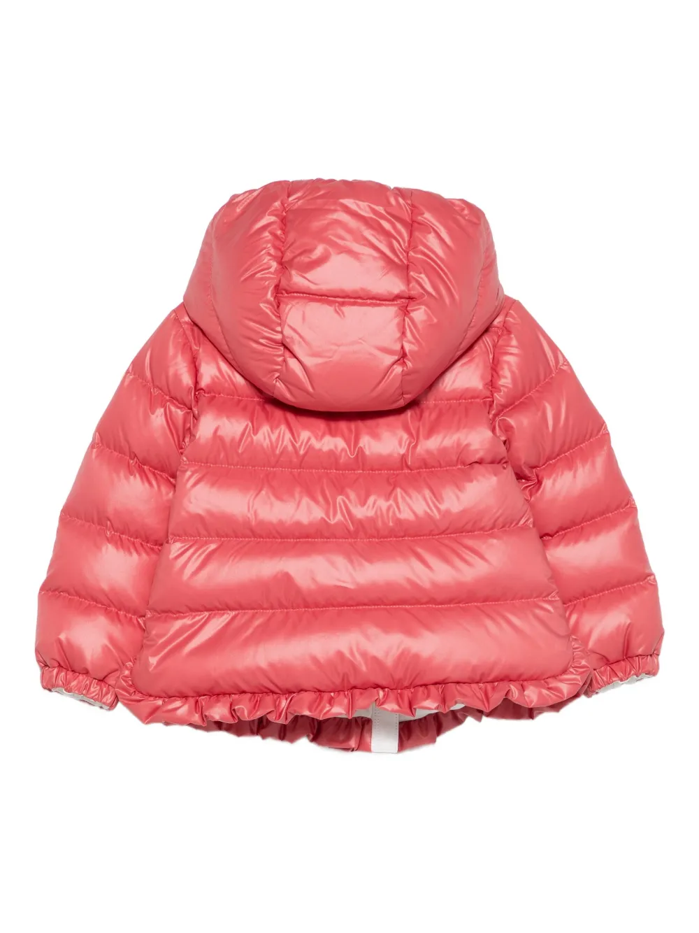 Куртка Tazui с капюшоном и оборками Moncler Enfant, красный — фото 2