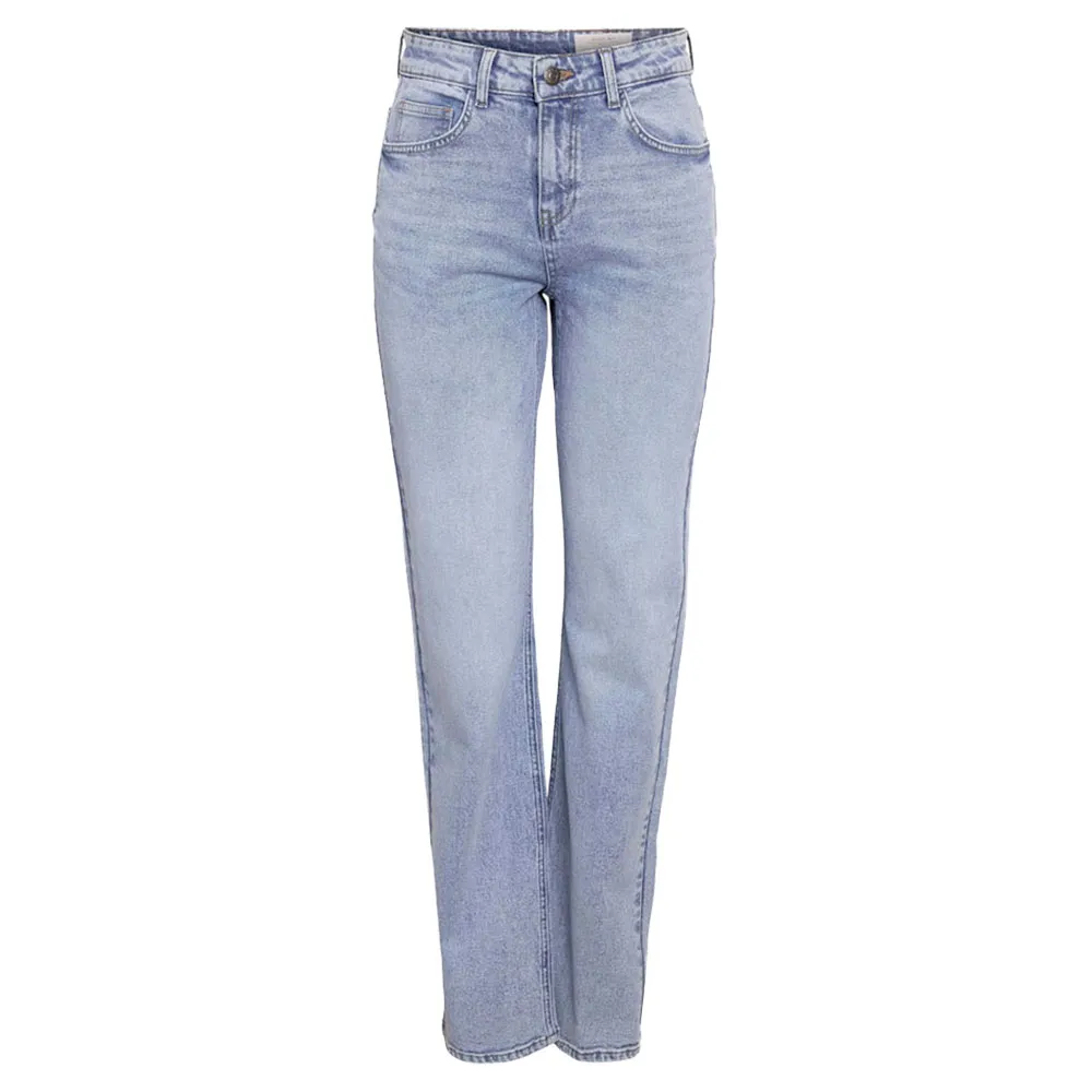 

Джинсы Noisy May Monica Straight Az359Lb high waist, синий