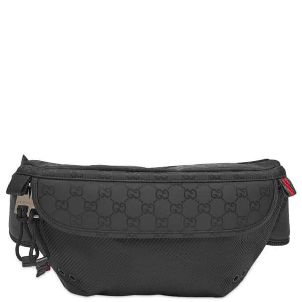 

Нейлоновая поясная сумка gg Gucci, черный