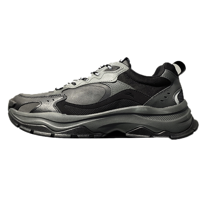 

Мужские кроссовки Anta Breathable Coverage Low-Top для походов, черно-серые