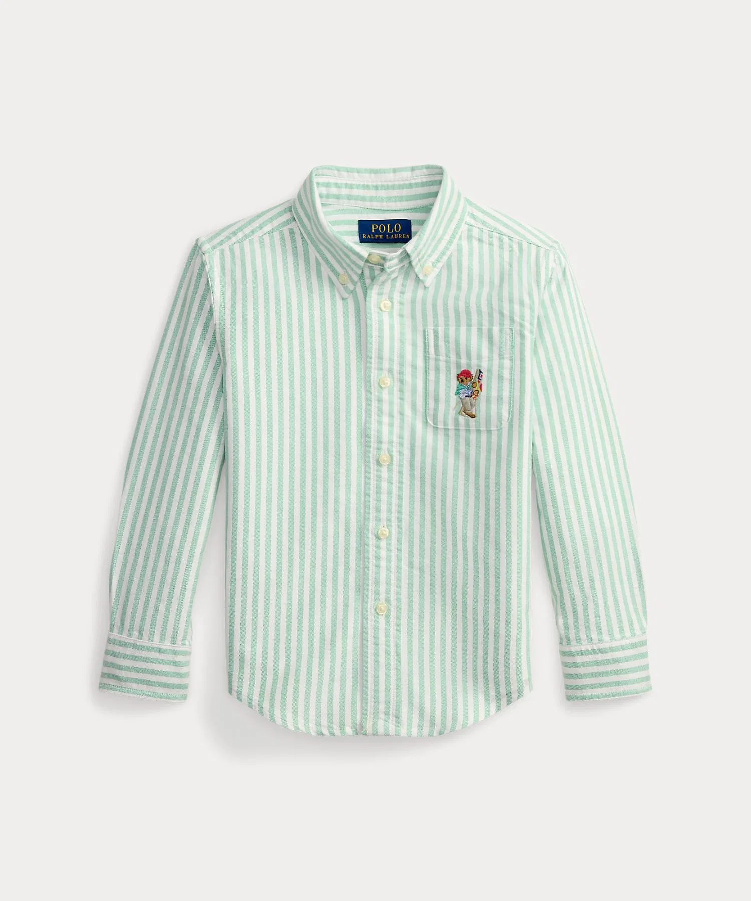 Детская рубашка Polo Ralph Lauren с принтом Polo Bear — фото 2