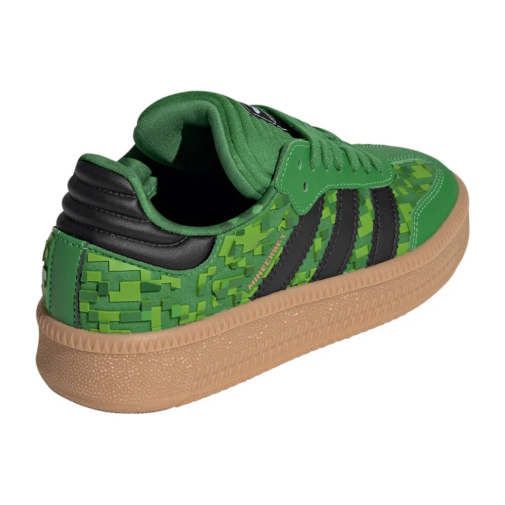 Детские кроссовки adidas Originals Minecraft Samba XLG, зеленые — фото 4