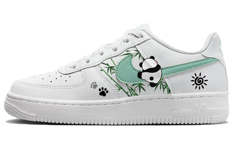 

Кроссовки Nike Air Force 1 Skateboarding Shoes Women's Low-top Green/White, белый