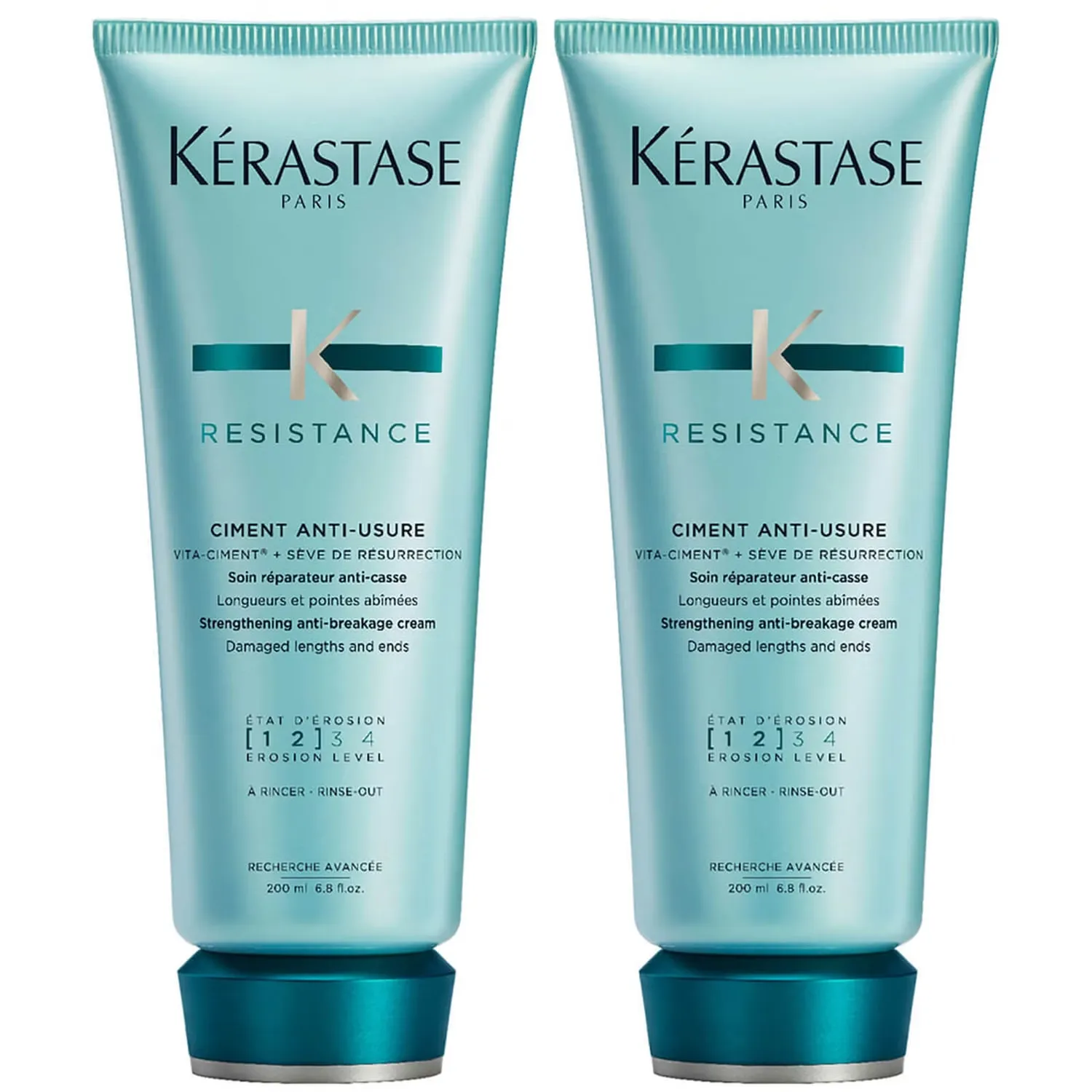 

Набор Résistance Ciment Anti-Usure - Vita Ciment Advance (200 мл) Дуо Kerastase
