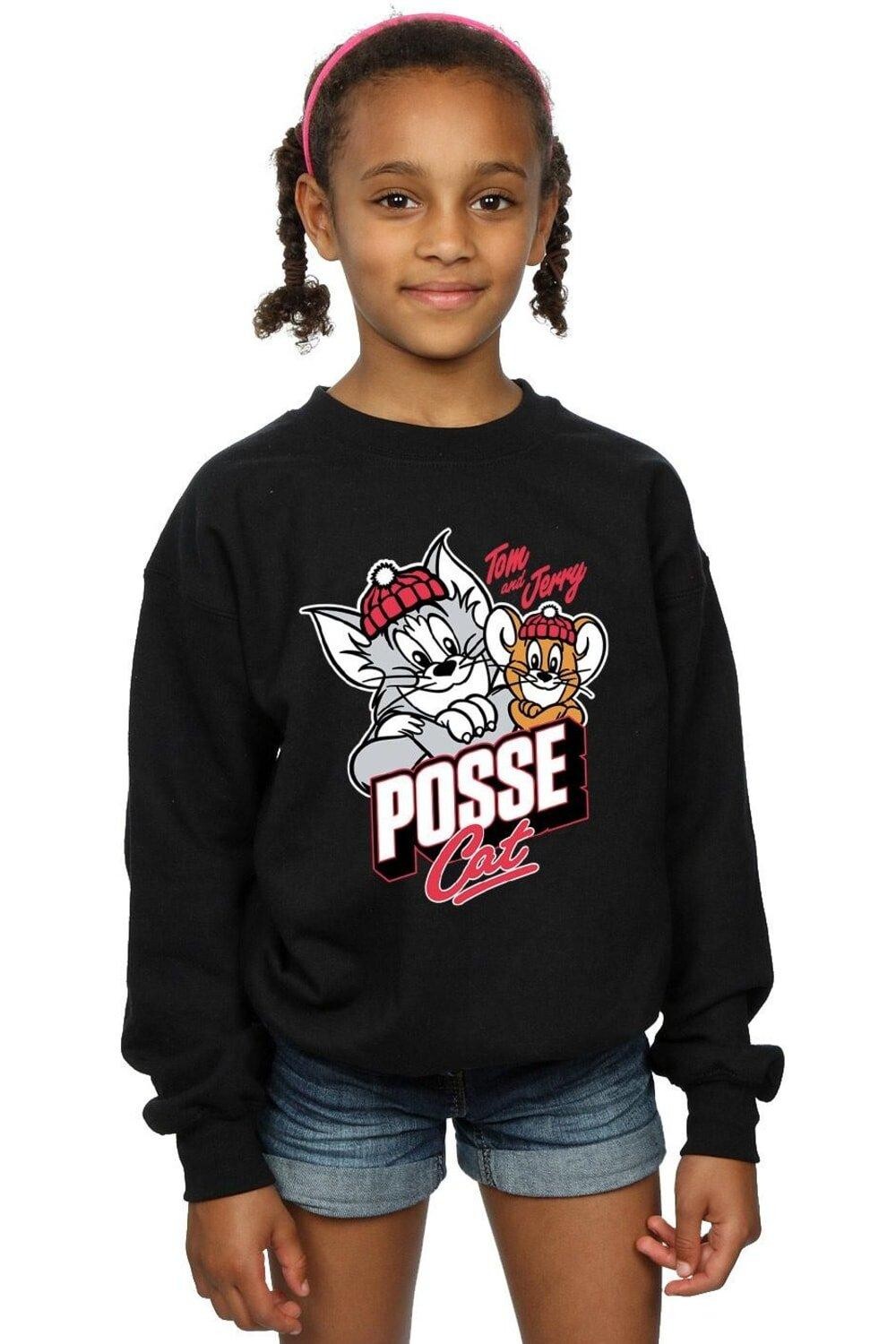 

Толстовка Posse Cat Tom & Jerry, черный