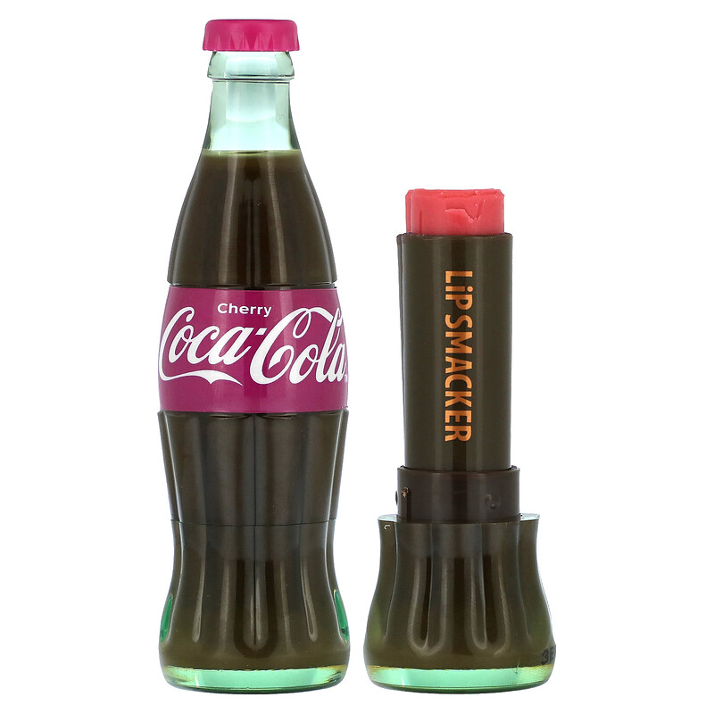 

Lip Smacker, Coca-Cola, бальзам для губ, флакон с вишневой колой, 4 г (0,14 унции)