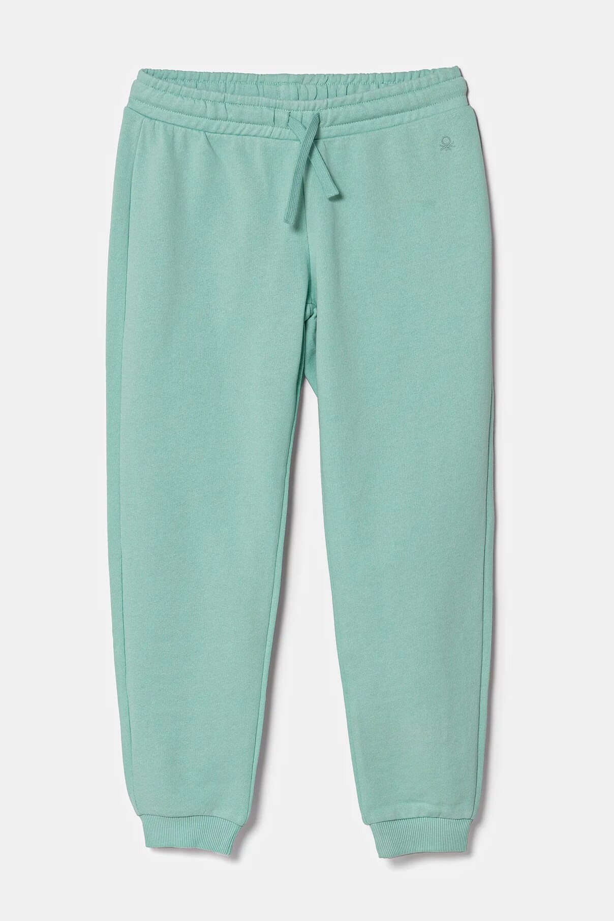 

Детские хлопковые спортивные штаны United Colors Of Benetton, бирюзовый