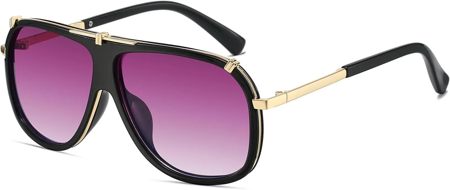 

Солнцезащитные очки Freckles Mark в стиле ретро 70-х годов, итальянские боссы мафии, квадратной формы, винтажные диско-очки для мужчин и женщин, Gradient Purple