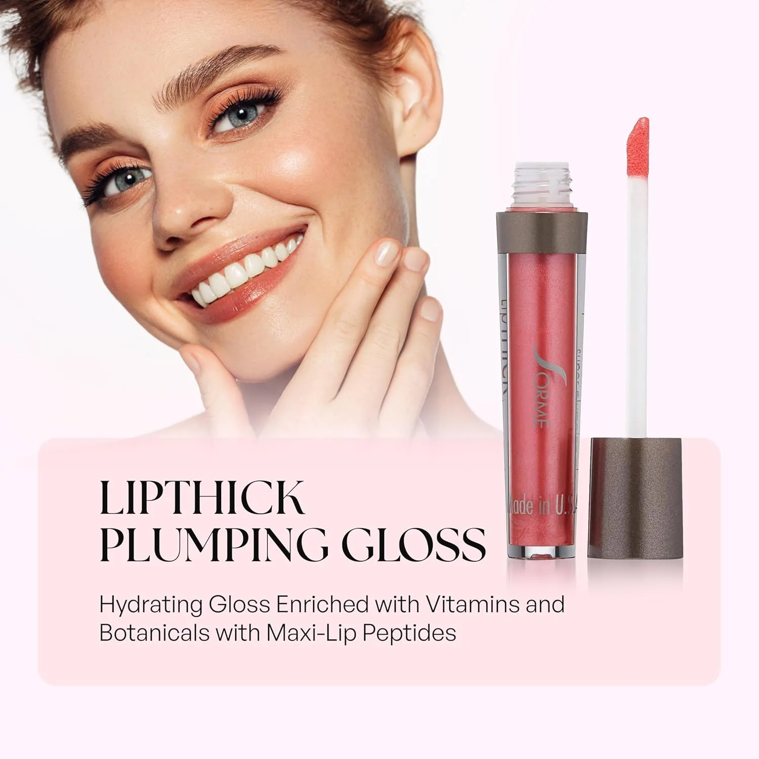 Блеск для губ Sormé Treatment Cosmetics Lip Thick Plumping Gloss, оттенок Bloom, Bloom — фото 2