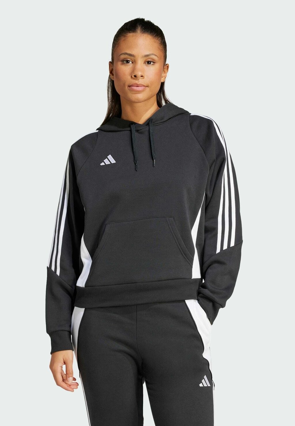

Толстовка TIRO HOODIE adidas Performance, цвет black white