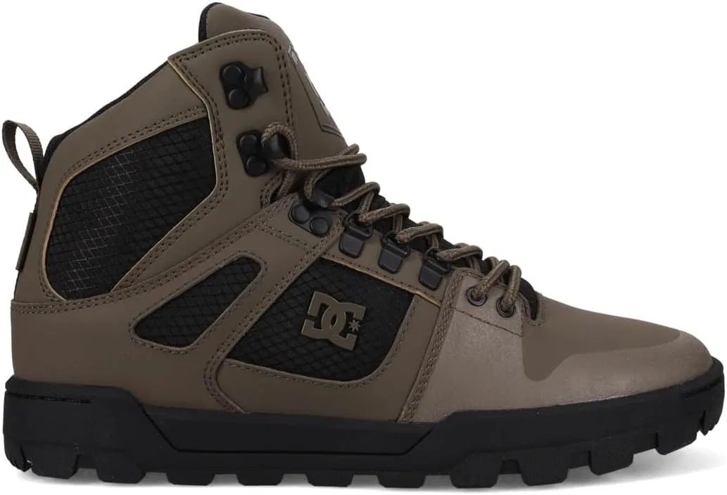Мужские высокие зимние ботинки DC Shoes Pure High Top Snow Boots, черные, размер 41.5 EU — фото 2
