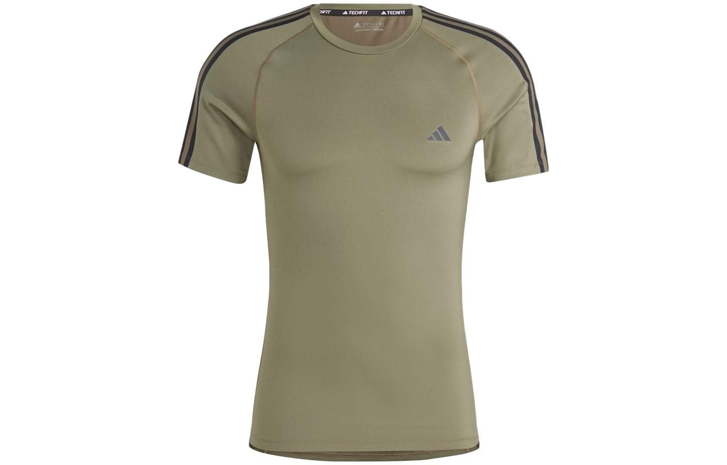 

Футболка мужская оливково-зеленая Adidas, оливково-зеленый