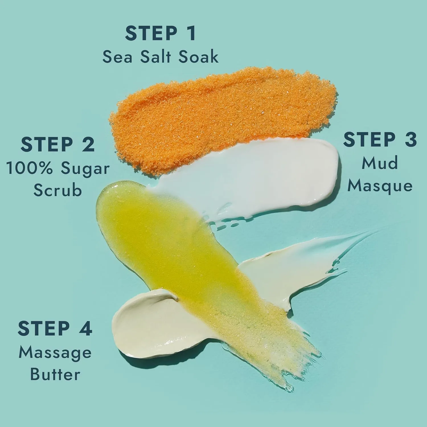 Набор для педикюра VOESH Pedi in a Box 4 Step Mango Delight - 3 шт., для домашнего педикюра, уход за ногами, принадлежности для педикюра, спа для ног, уход за ногами., VOESH Pedi in a Box 4 Step Mango Deligh — фото 4