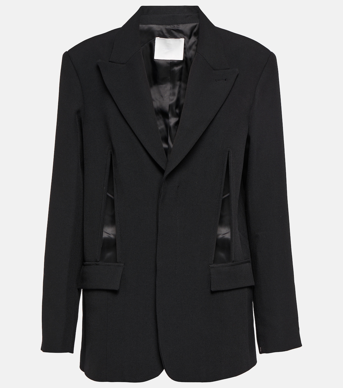 

Блейзер с вырезом Dion Lee, черный